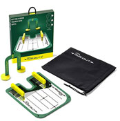 PuttOut Putting Mirror Trainer and Alignment Gate Yellow/Green