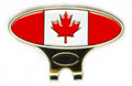 Canadian Flag Hat Clip