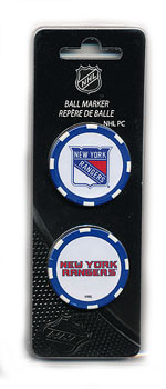 New York Rangers Poker Chip Ball Marker