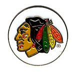 Chicago Black Hawk Ball Marker