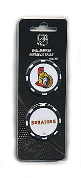 Ottawa Senators Poker Chip Ball Marker