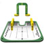 PuttOut Putting Mirror Trainer and Alignment Gate Yellow/Green